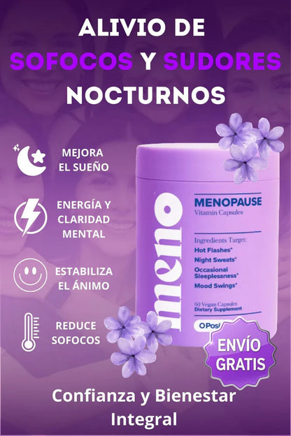 🌸 MENO VITAMINAS – Equilibrio, energía y bienestar durante la menopausia 🌺